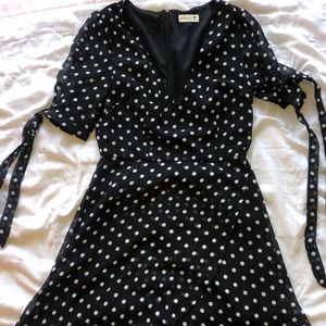 Black and White Polka Dot Dress